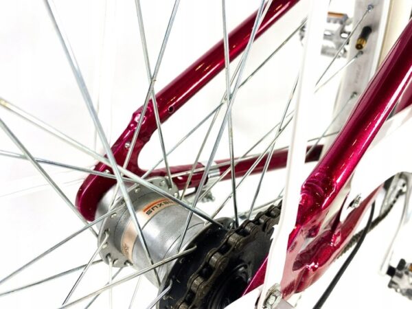 Rower miejski plażowy Cruiser 26 RÓŻOWY aluminiowy damski miejski rama 16 - obrazek 6