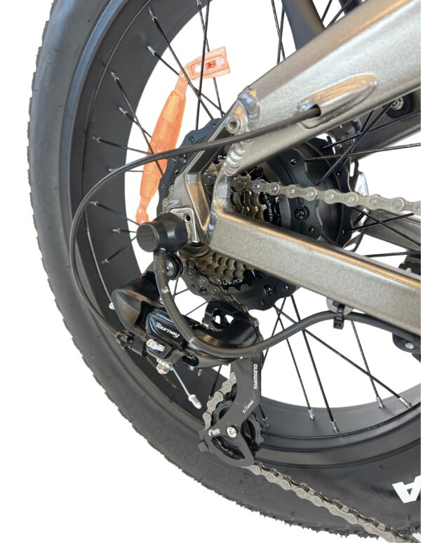 Rower elektryczny 20 cali fat bike składak terenowy 65 km ebike grube opony - obrazek 11