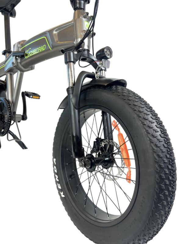 Rower elektryczny 20 cali fat bike składak terenowy 65 km ebike grube opony - obrazek 2