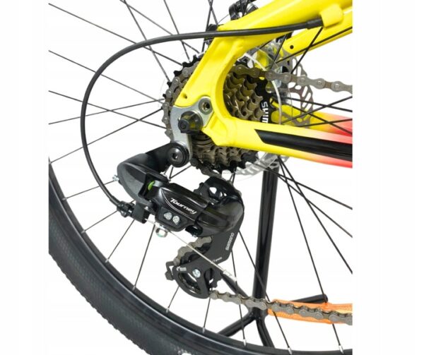 Rower MTB 27,5 Storm SHARK rama 13 aluminiowa góral na komunię czerwony - obrazek 3