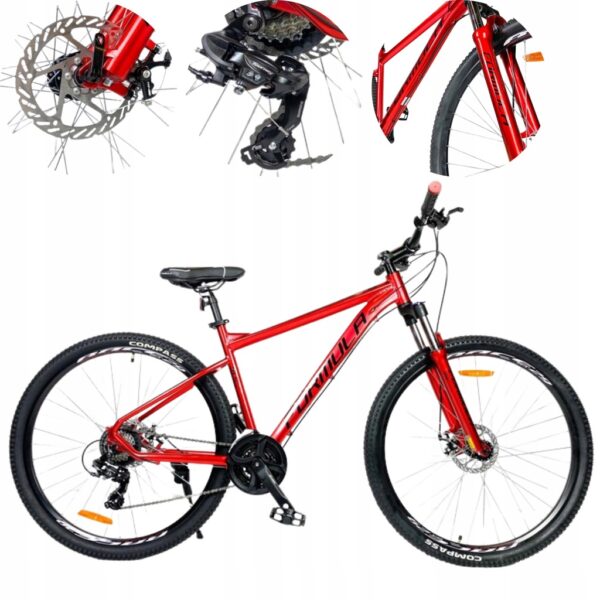 Rower MTB 29 górski rama aluminiowa 18,5' Shimano hamulce tarczowe tani góral - obrazek 12