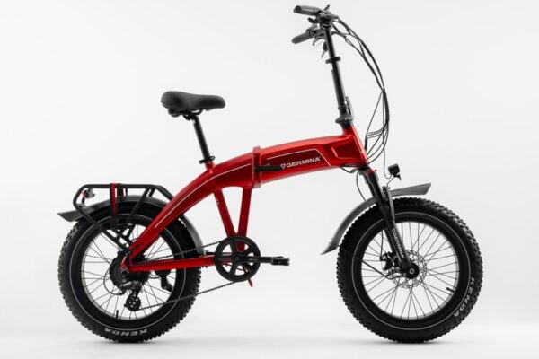 Rower elektryczny Germina 20 cali fat bike składak terenowy 65 km - obrazek 9