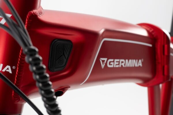 Rower elektryczny Germina 20 cali fat bike składak terenowy 65 km - obrazek 5