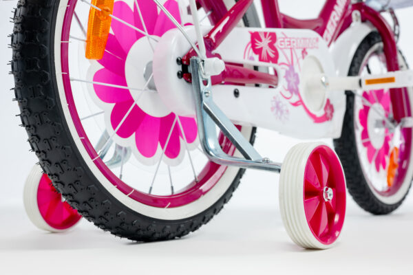Rower dziecięcy 16 GERMINA BMX rowerek dla dziewczynki damka różowy miejski