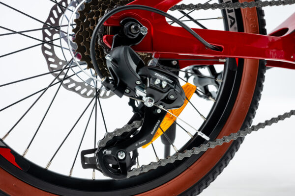 Rower dziecięcy 20" GERMINA mtb górski dla chłopca z przerzutką Shimano - obrazek 6