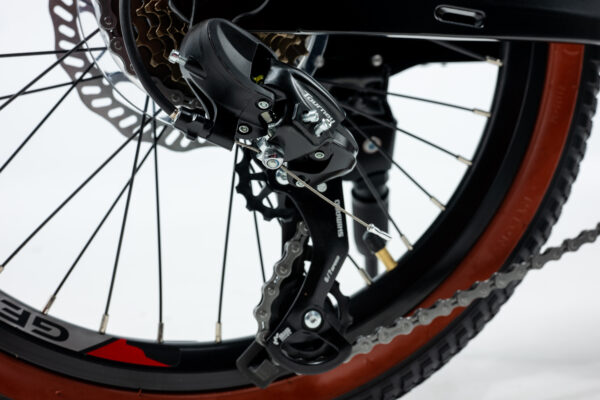 Rower dziecięcy 20" GERMINA mtb górski dla chłopca z przerzutką Shimano - obrazek 4