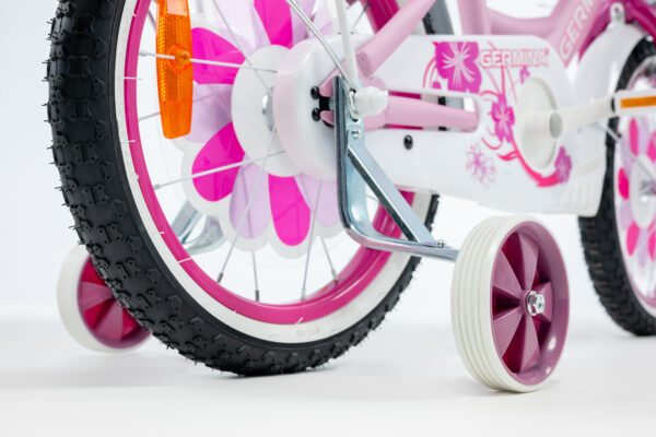 Rower dziecięcy 16 GERMINA BMX rowerek dla dziewczynki damka różowy miejski